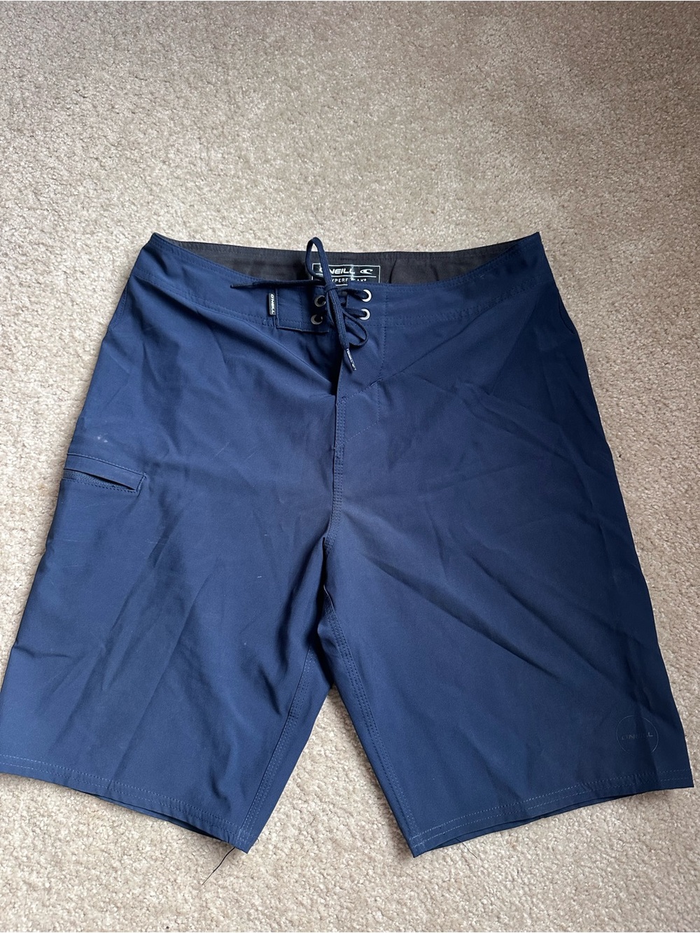 O'Neill Men's Dark Navy Boardshorts with Lace Waist